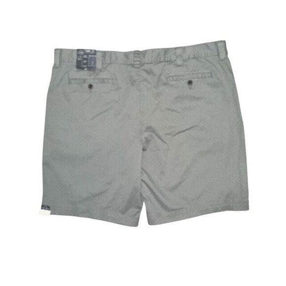 St John's Bay Shorts size 44 Gray Tiny White Dots Comfort Stretch Waist 9 Inseam - Picture 4 of 6